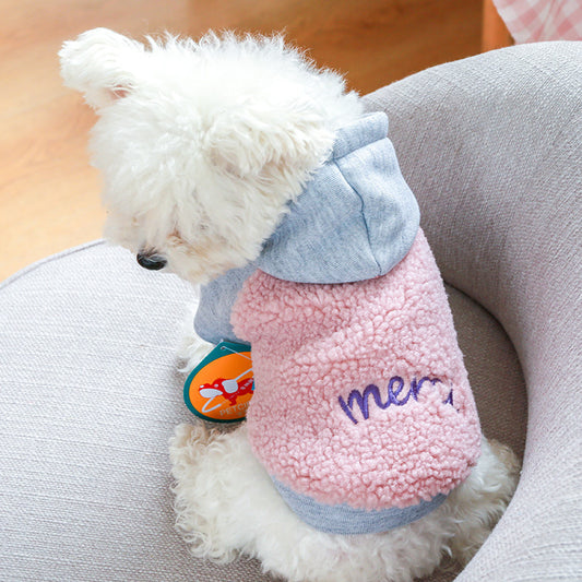 Warm Hoodie Sweet Pet Clothing